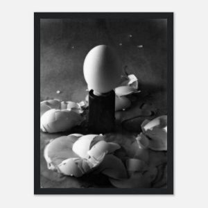 Victorious Photograph of egg surrounded by broken eggs image by John Pape
